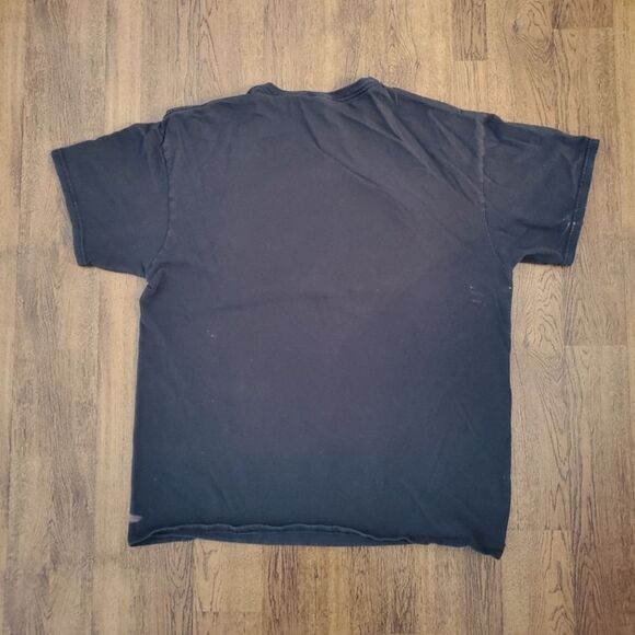 Rick & Morty Mens Sz Large Black T-Shirt Adult Swim Distressed - Picture 4 of 4